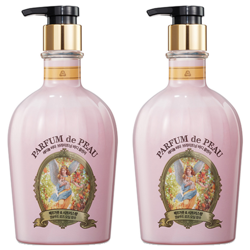 벨먼 파퓸드뽀 퍼퓸 바디워시 베르가못 시트러스 향, 600ml, 2개