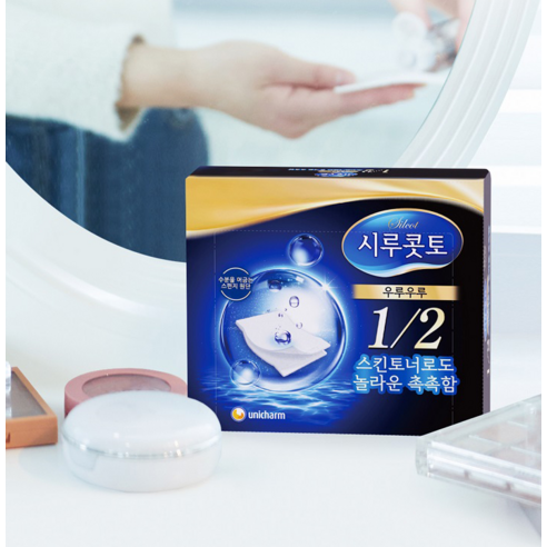 촉촉한 피부를 위한 섬세한 선택, 시루콧토 우루우루 화장솜
