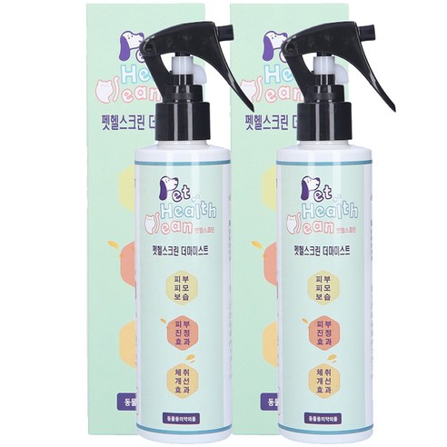 펫헬스크린 반려동물 더마 미스트, 더마미스트 200ml  2개, 2개