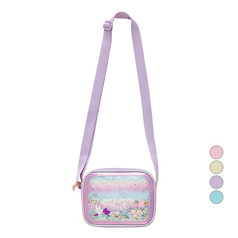 빛나는 매력, 뛰어난 실용성, 안전한 선택: 뉴발란스키즈 여아용 글리터 크로스백