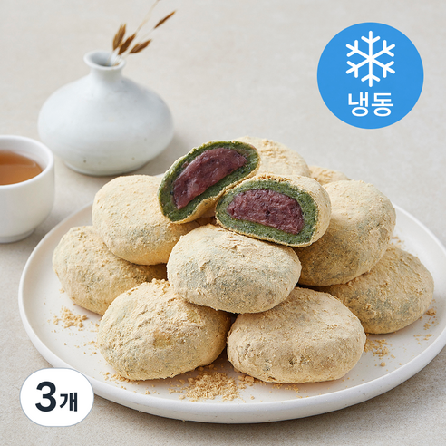 착한떡 콩쑥개떡 (냉동), 60g, 3개, 10개입