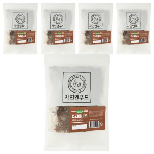 ADDCOOK 스타아니스, 100g, 5개
