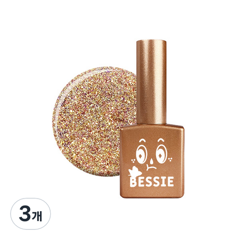 베씨 나빌레라 글리터 젤네일 12g, GL24 프시케, 11ml, 3개