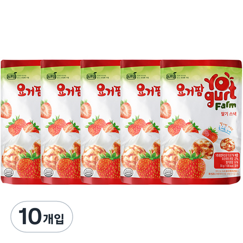 프로엠 요거팜 쌀로 만든 스낵 30g, 10개입