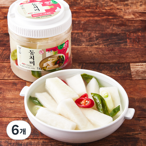 예소담 특동치미, 1kg, 6개
