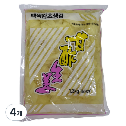 신동원 백색 감초 생강, 4개, 1.3kg