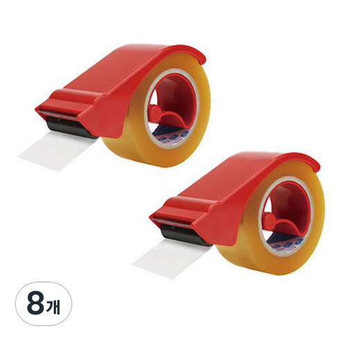 광명화학 KM-830A 가위손 100 테이프 커터기, 혼합색상, 8개