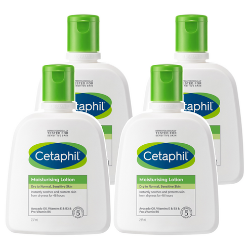 세타필 모이스춰라이징 바디로션, 237ml, 4개