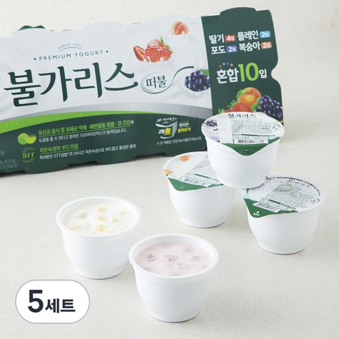 남양유업 떠먹는 불가리스 세트, 85g, 10개입, 5세트