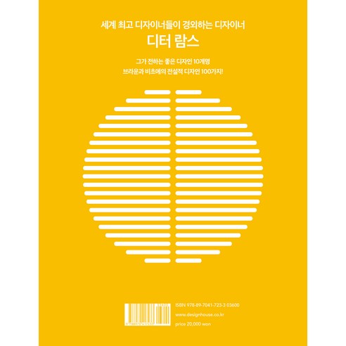디터 람스: 디자이너들의 디자이너, 디자인하우스, 시즈 드 종 편저/송혜진 역 - 가격 변동 추적 그래프 - 역대가