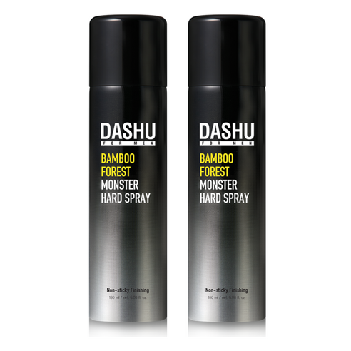 다슈 포맨 밤부 포레스트 몬스터 하드 헤어스프레이, 180ml, 2개