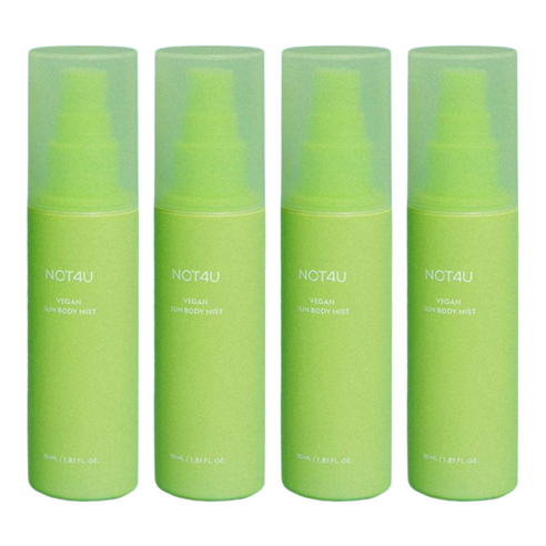 낫포유 선 바디 미스트 SPF40 PA+++, 85ml, 4개