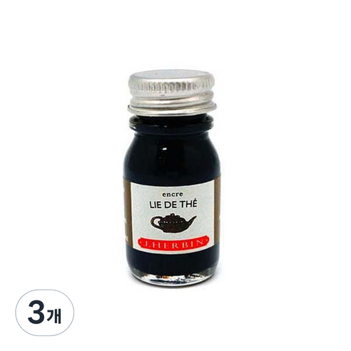 제이허빈 미니잉크10ml, 44 리드떼 다크브라운, 3개