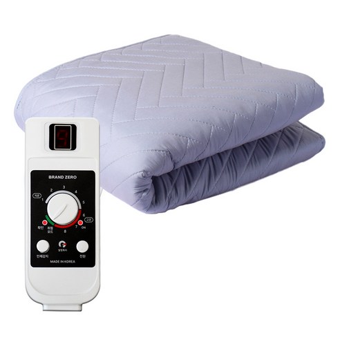 브랜드제로 25년형 꿀잠 프리미엄 탄소매트 HH-1 – 차콜그레이, 더블 사이즈(135 x 180 cm) 더블전기장판