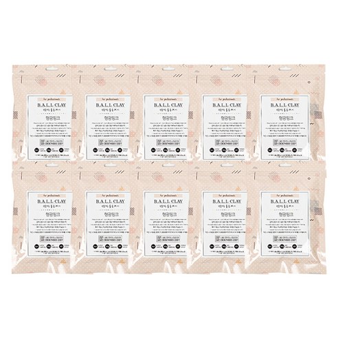 전문가용 볼클레이 10p, 형광핑크, 10개