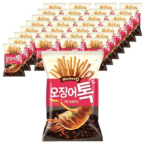 오리온 마켓오 오징어톡, 80g, 32개