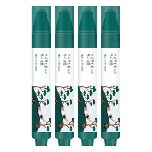 라운드랩 소나무 진정 시카 두피 앰플, 15ml, 4개