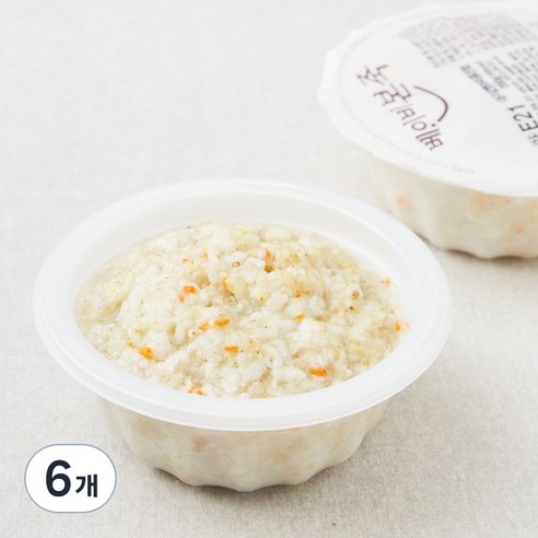 베이비본죽 대구살병아리콩진밥 완료기, 200g, 6개