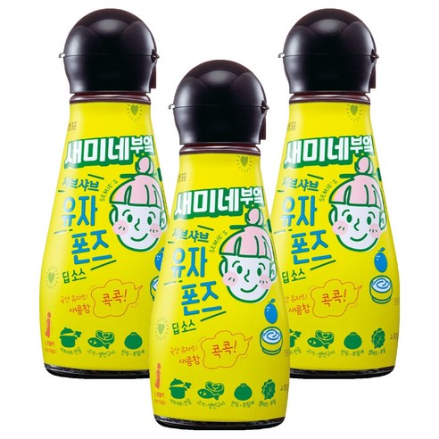 새미네부엌 샤브샤브 유자 폰즈 딥소스, 270g, 3개