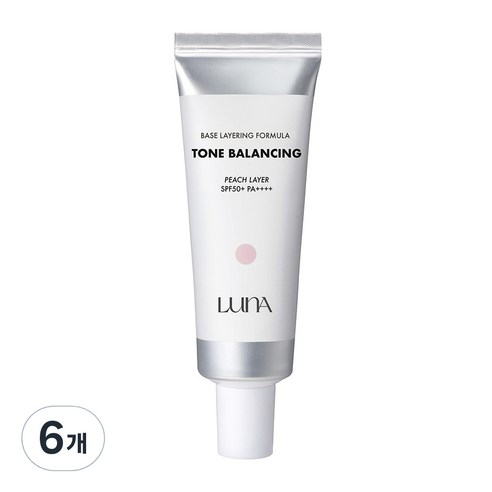 루나 베이스 레이어링 포뮬라 프라이머 40ml, 피치레이어, 6개