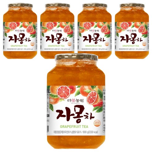 다농원 자몽차, 1kg, 5개