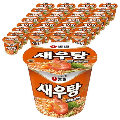 농심 새우탕큰사발 115g, 30개
