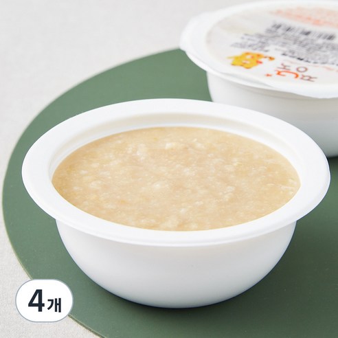 짱죽 초기 7개월 부터 묽은죽 이유식, 혼합맛(한우 / 모듬호박), 160g, 4개