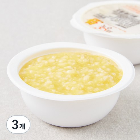 짱죽 중기 8개월 부터 이유식 죽, 혼합맛(단호박 / 오트밀), 200g, 3개