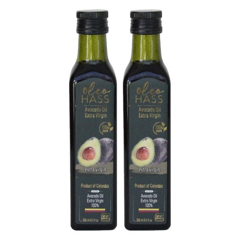 HASS 엑스트라 버진 아보카도 오일, 250ml, 2개