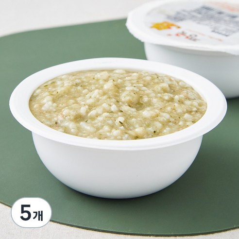 짱죽 중기 8개월 부터 이유식 죽, 혼합맛(한우 / 무우), 200g, 5개