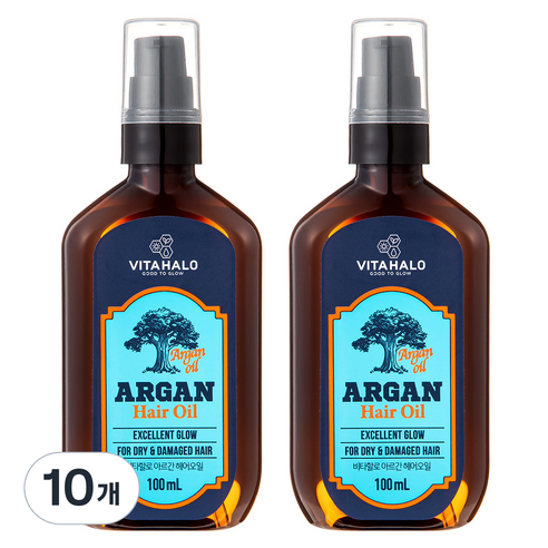 비타할로 헤어 아르간오일, 100ml, 10개