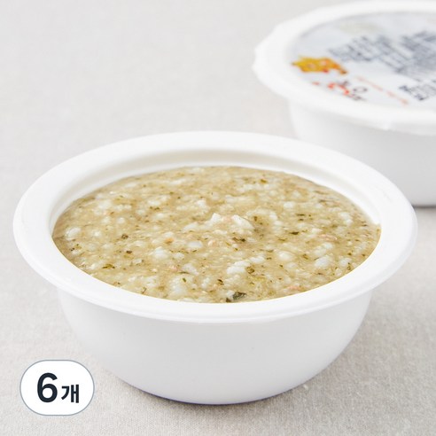 짱죽 중기 8개월 부터 이유식 죽, 혼합맛(한우 / 그린 시금치), 200g, 6개