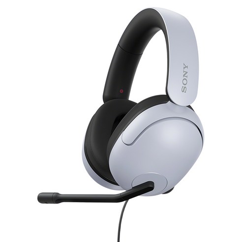 소니 INZONE H3 게이밍 헤드셋, 화이트, MDR-G300 7.1서라운드본체