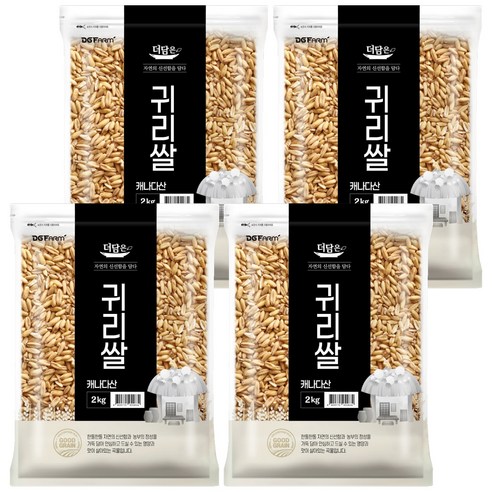 더담은 캐나다산 귀리쌀, 2kg, 4개