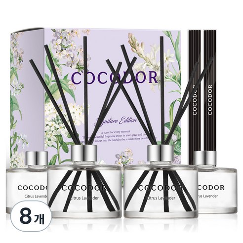 코코도르 퍼퓸 디퓨저, 레몬유칼립투스, 200ml, 8개