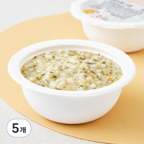 짱죽 중기 9개월 이유식 한우소고기야채죽, 혼합맛(소고기/야채), 200g, 5개