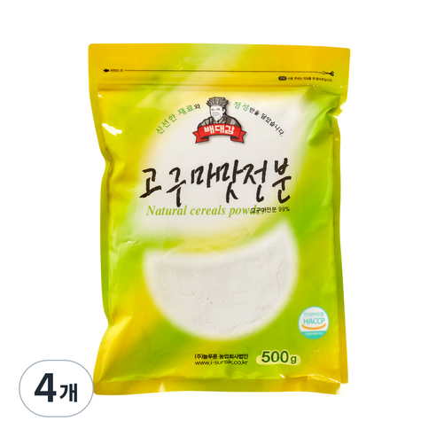 배대감 고구마맛전분, 500g, 4개