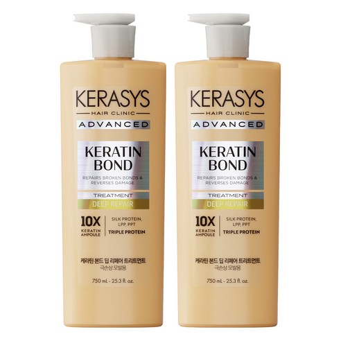 케라시스 어드밴스드 케라틴 본드 딥 리페어 트리트먼트, 2개, 750ml