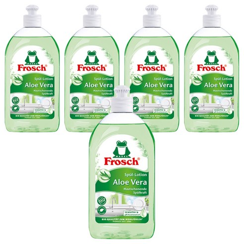 프로쉬 주방세제 알로에베라, 500ml, 5개