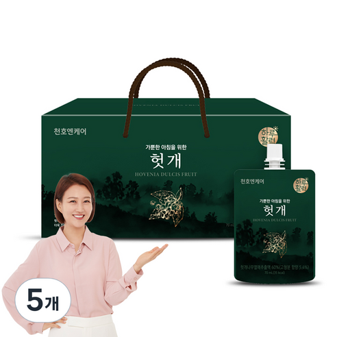 하루활력 가뿐한 아침을 위한 헛개즙, 2.1L, 5개
