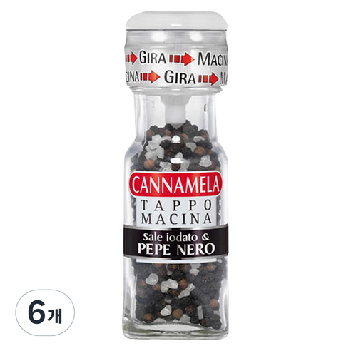 [칸나멜라] 소금 페퍼, 35g, 6개