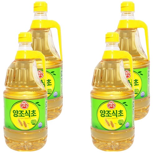 오뚜기 양조식초, 1.8L, 4개