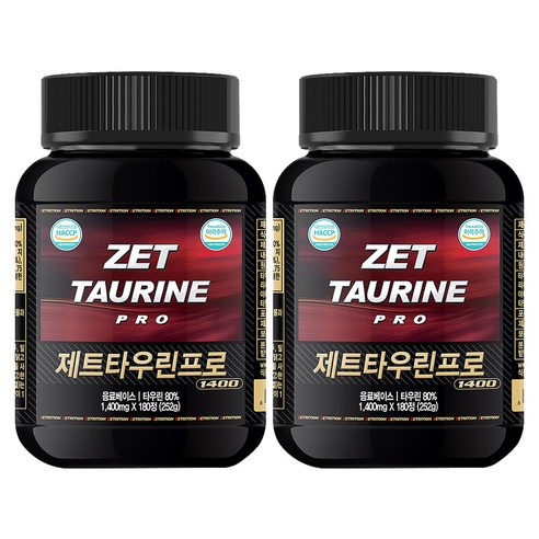 제트리션 제트타우린프로 1400mg, 2개, 180정