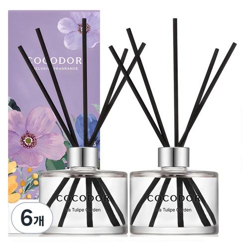 코코도르 퍼퓸 디퓨저, 라튤립가든, 200ml, 6개