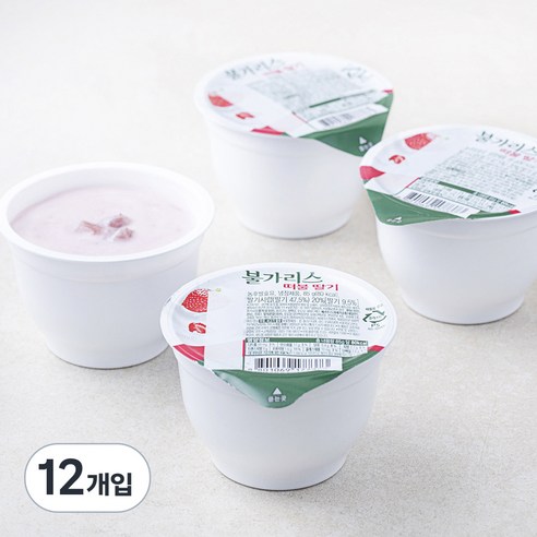 남양유업 떠먹는 불가리스 요구르트 딸기 85g, 4개입, 3개
