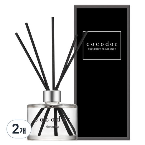 코코도르 퍼퓸 디퓨저, 그린티, 200ml, 2개