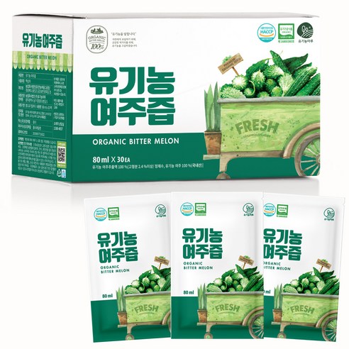 유기농마루 여주즙 30p, 1개, 2400ml