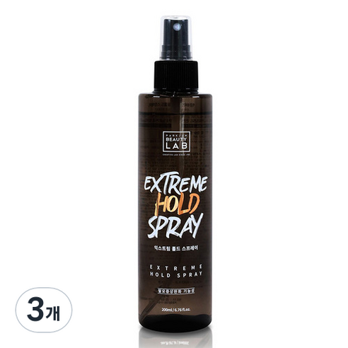 박준뷰티랩 익스트림 홀드 스프레이, 3개, 200ml