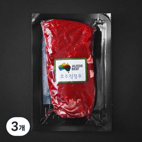 곰곰 호주산 소고기 채끝 스테이크용 (냉장), 300g, 3개