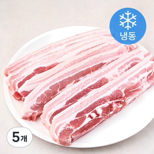 미트코리아 오겹살 구이용 1.2cm (냉동), 2kg, 5개